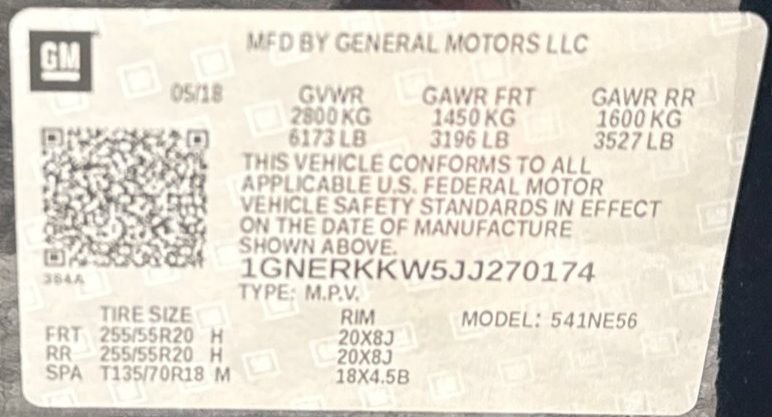 Used 2018 Chevrolet Traverse Premier w/ Driver Confidence II Package FWD image 11