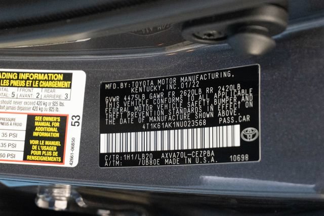 Used 2022 Toyota Camry XSE w/ Navigation Package FWD image 33