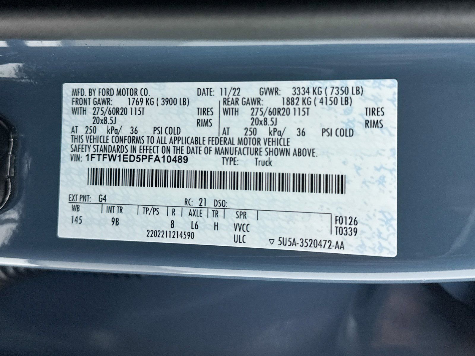 Used 2023 Ford F150 Platinum w/ Equipment Group 701A High image 36