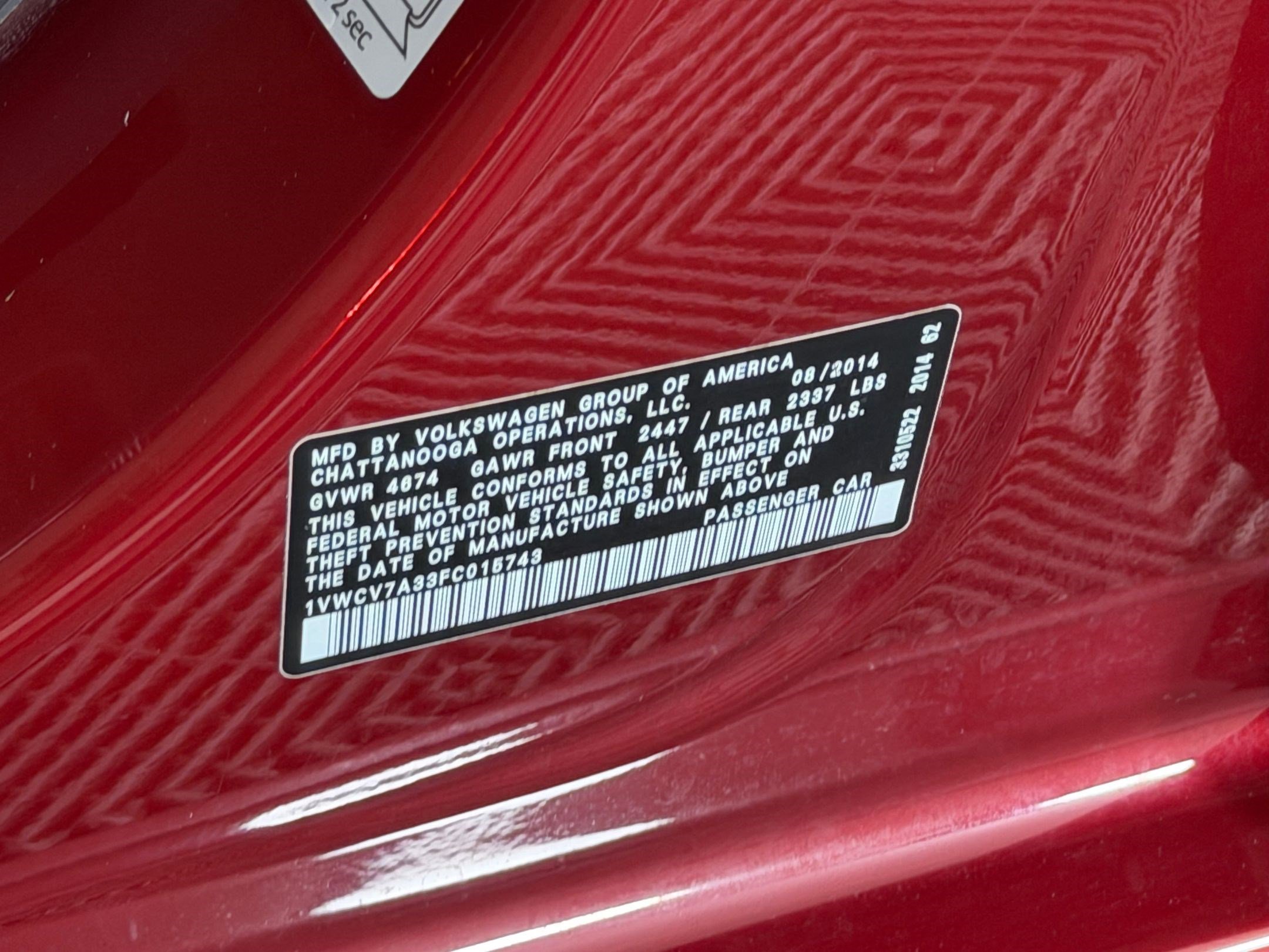 Used 2015 Volkswagen Passat TDI SEL Premium FWD image 21