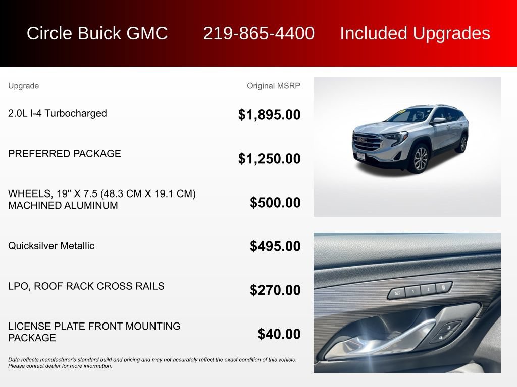 Used 2019 GMC Terrain SLT w/ Preferred Package AWD/4WD image 3
