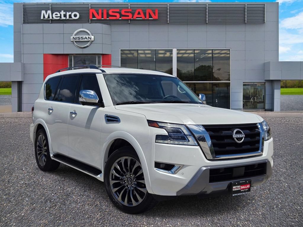 Certified 2024 Nissan Armada Platinum w/ Captain's Chairs Package RWD image 1