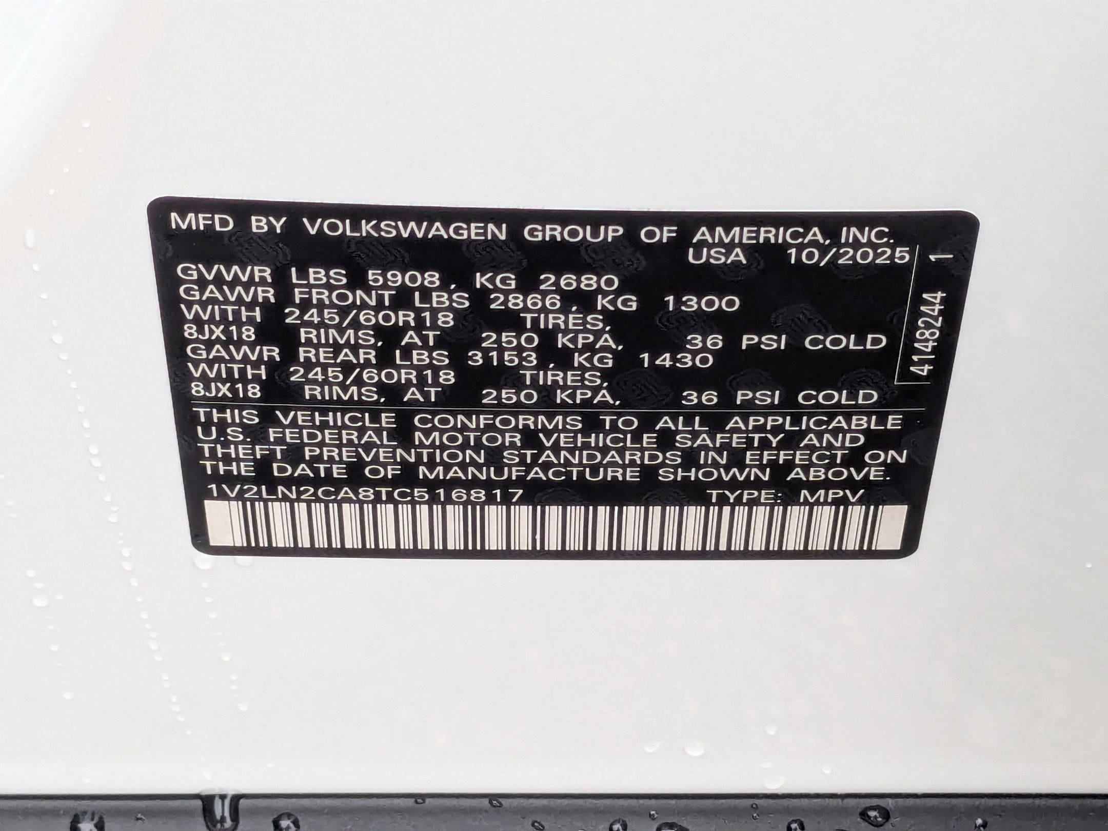 New 2026 Volkswagen Atlas SE image 37