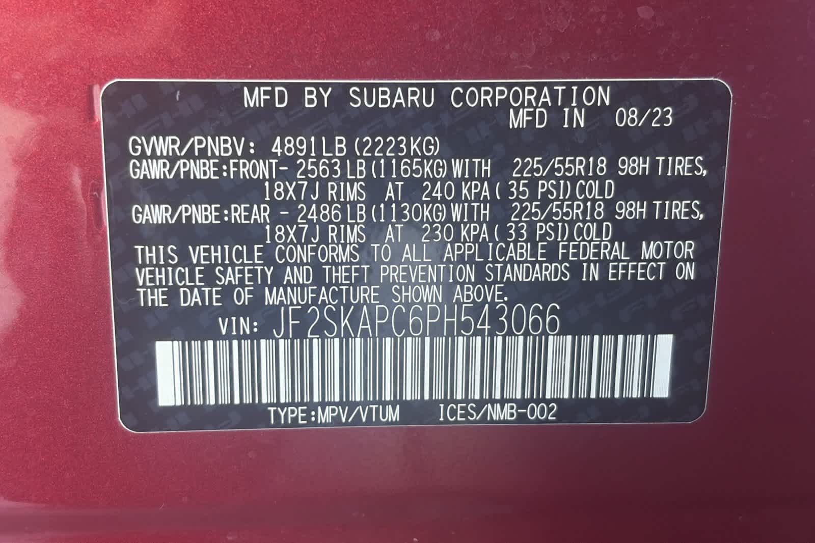 Certified 2023 Subaru Forester Limited w/ Popular Package #2 AWD/4WD image 33