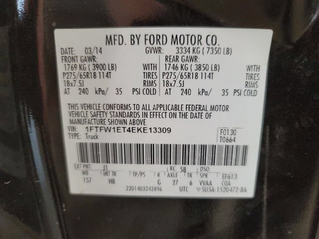 Used 2014 Ford F150 Lariat w/ Equipment Group 502A Luxury AWD/4WD image 18