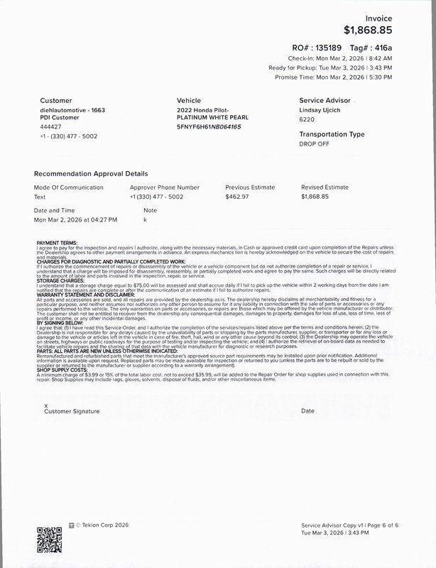 Used 2022 Honda Pilot Touring image 42