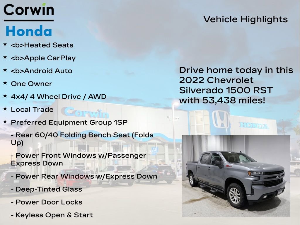 Used 2022 Chevrolet Silverado 1500 RST w/ Z71 Off-Road Package image 6