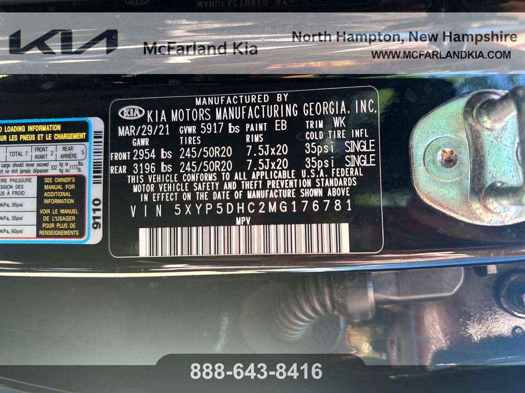 Used 2021 Kia Telluride SX w/ Nightfall Edition Package AWD/4WD image 28