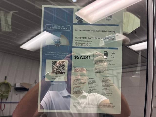 Used 2022 Chevrolet Silverado 1500 High Country w/ High Country Premium Package image 42