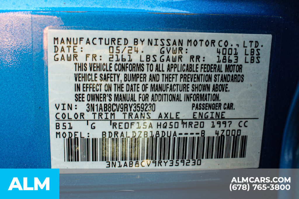 Used 2024 Nissan Sentra SV FWD image 36
