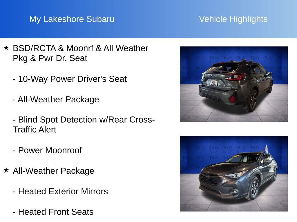 Certified 2024 Subaru Crosstrek 2.0i Premium image 7