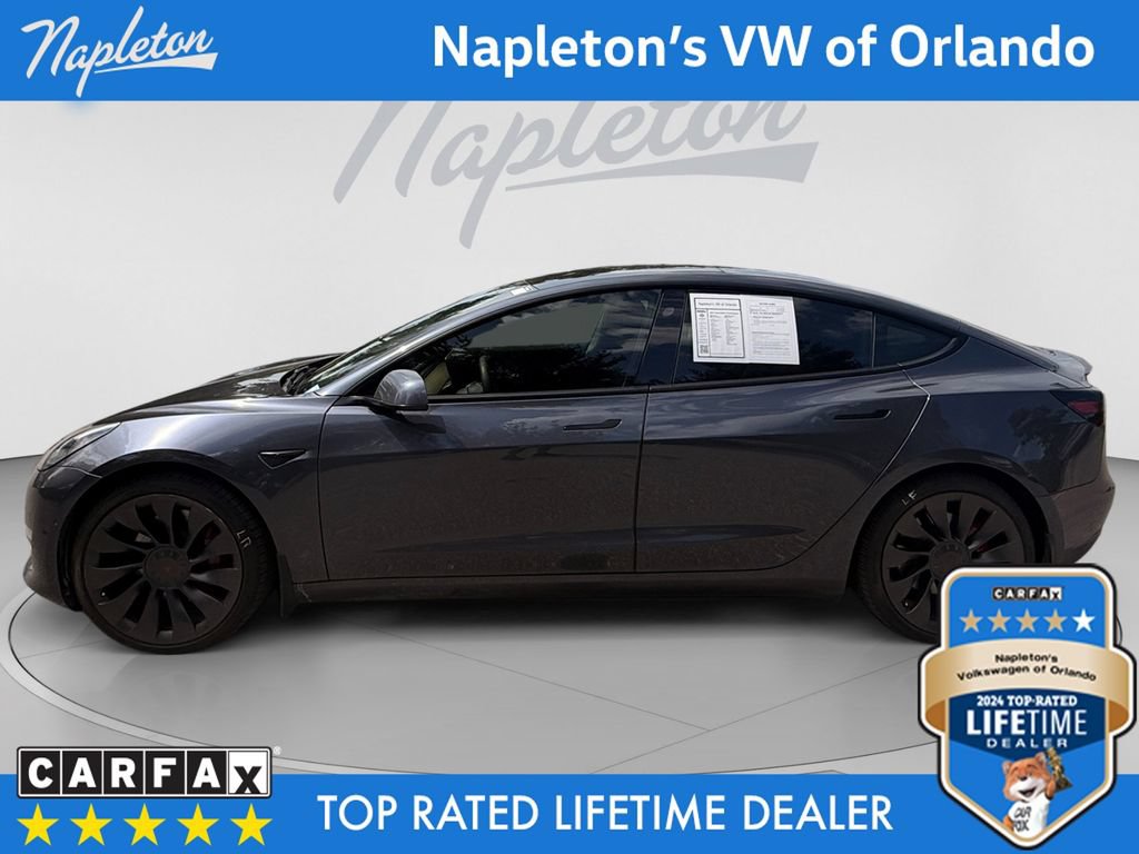 Used 2021 Tesla Model 3 Performance AWD/4WD image 2