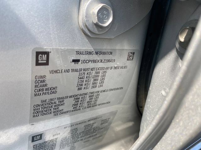 Certified 2020 Chevrolet Silverado 1500 Custom w/ Custom Value Package AWD/4WD image 24