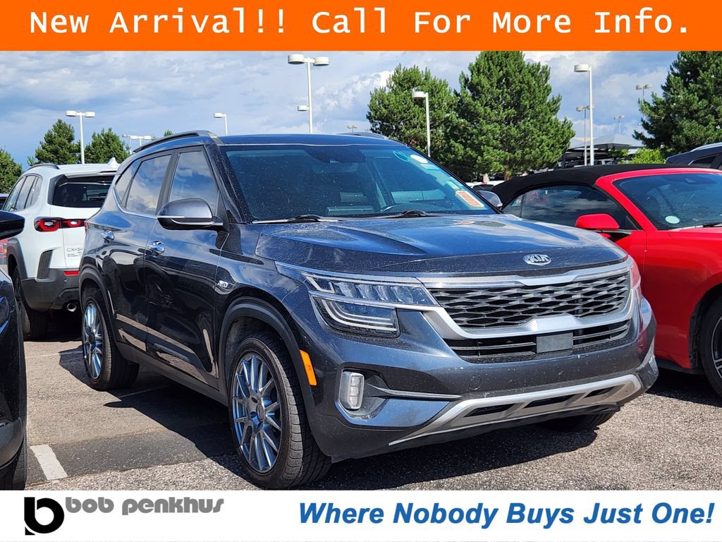 Used 2021 Kia Seltos SX w/ SX Sunroof Package AWD/4WD image 1