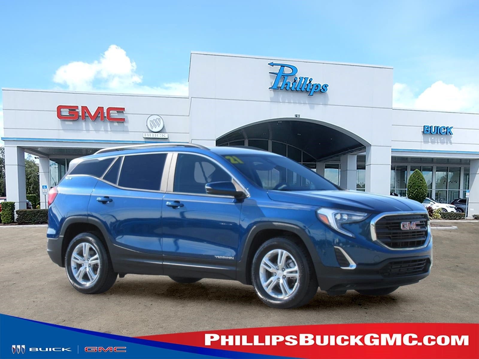 Used 2021 GMC Terrain SLE w/ Driver Convenience Package FWD image 1