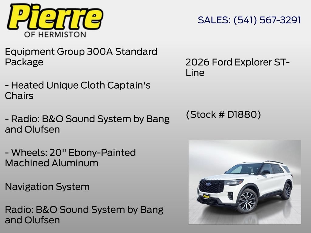New 2026 Ford Explorer ST-Line AWD/4WD image 6