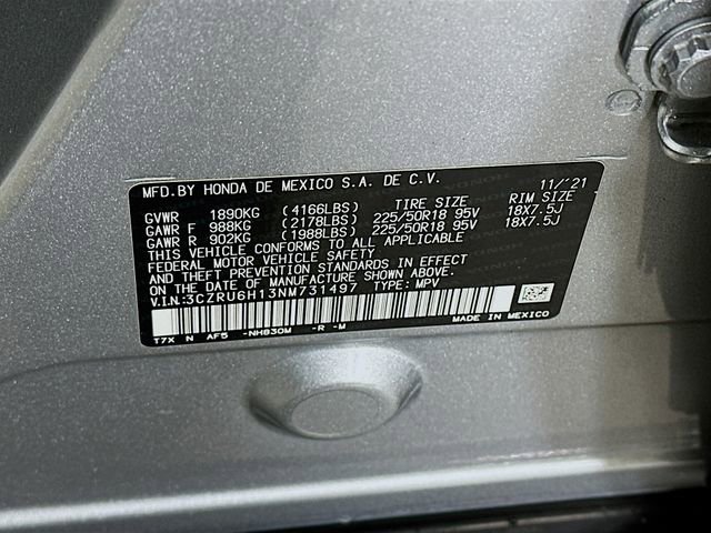 Certified 2022 Honda HR-V Sport image 32