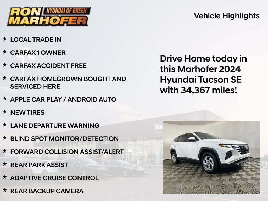 Certified 2024 Hyundai Tucson SE AWD/4WD image 16
