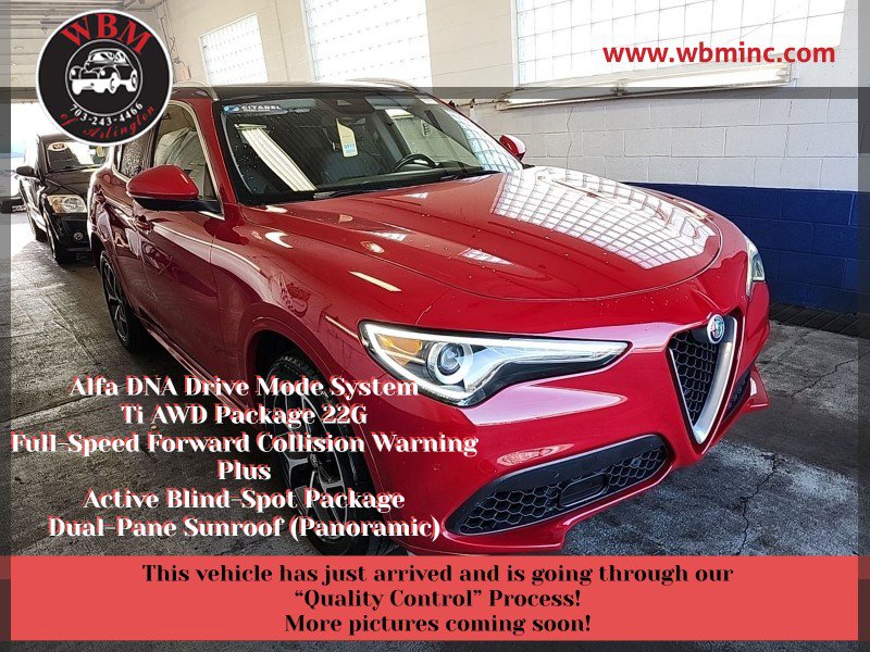 Used 2020 Alfa Romeo Stelvio Ti w/ Active Blind Spot Package image 1
