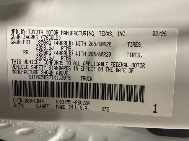 New 2026 Toyota Tundra 1794 Edition image 22