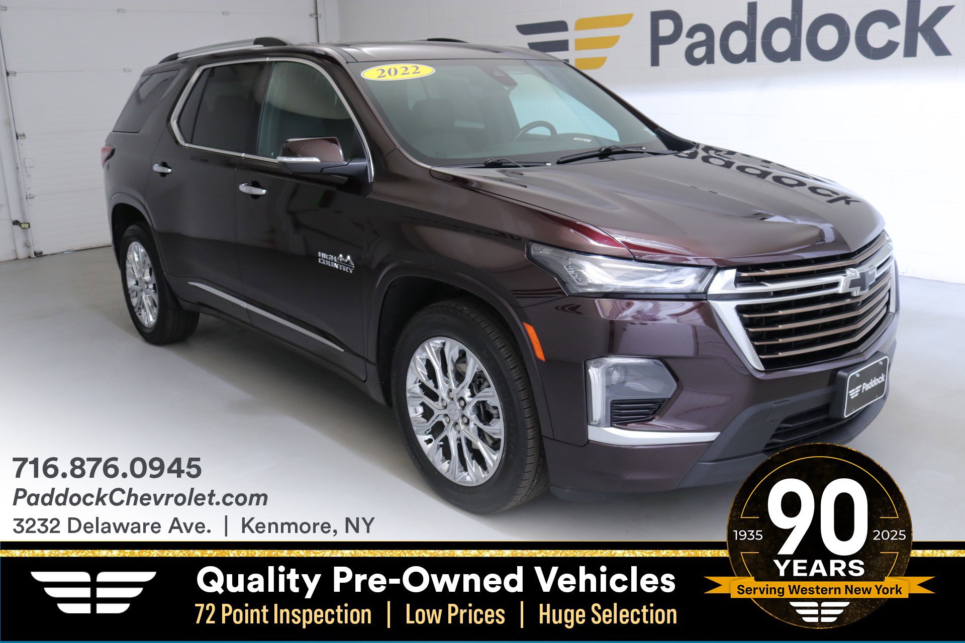 Used 2022 Chevrolet Traverse High Country