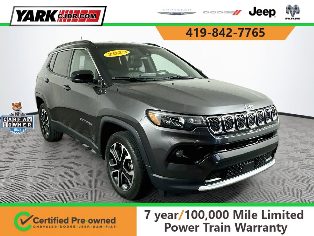 Certified 2023 Jeep Compass Limited AWD/4WD 360° Tour