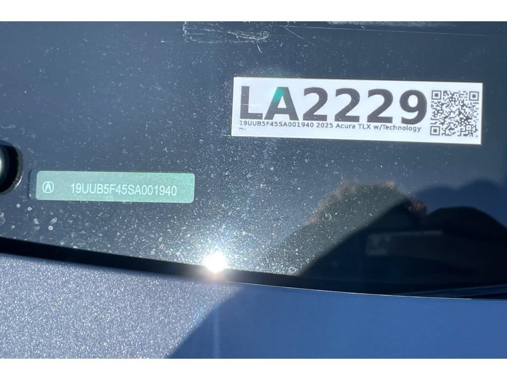 Certified 2025 Acura TLX w/ Technology Package FWD image 53