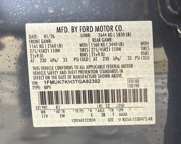 New 2026 Ford Explorer ST-Line w/ ST-Line Street Pack image 15