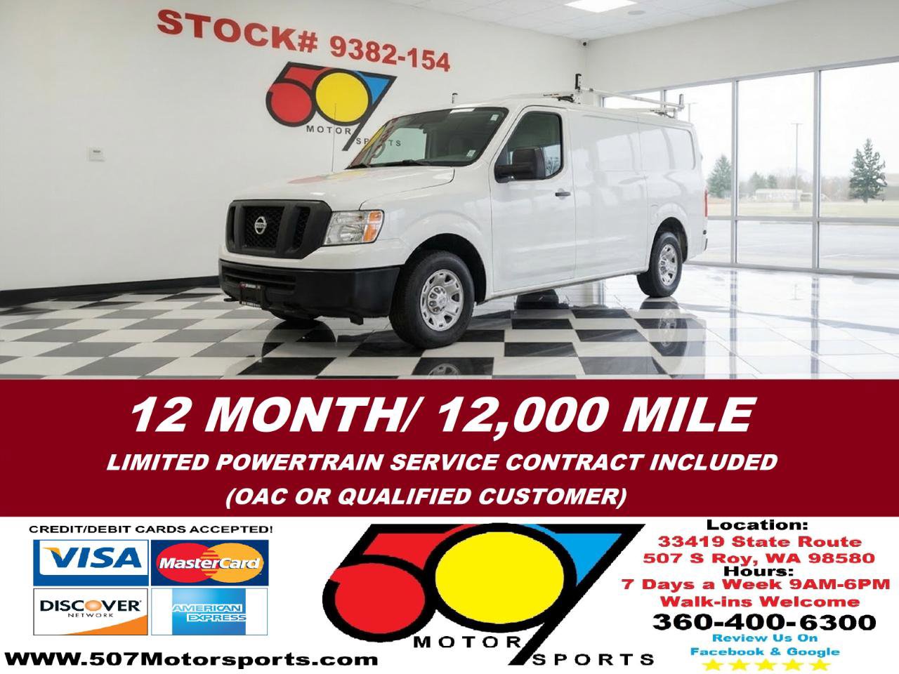 Used 2016 Nissan NV 2500 SV w/ Technology Package image 1