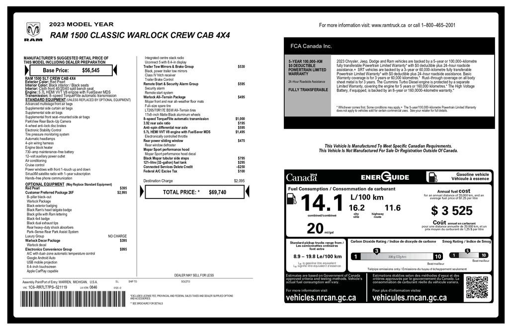 Used 2023 RAM 1500 Classic Warlock AWD/4WD image 3