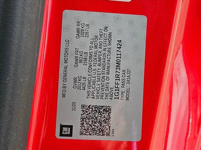 Used 2021 Chevrolet Camaro LT image 24