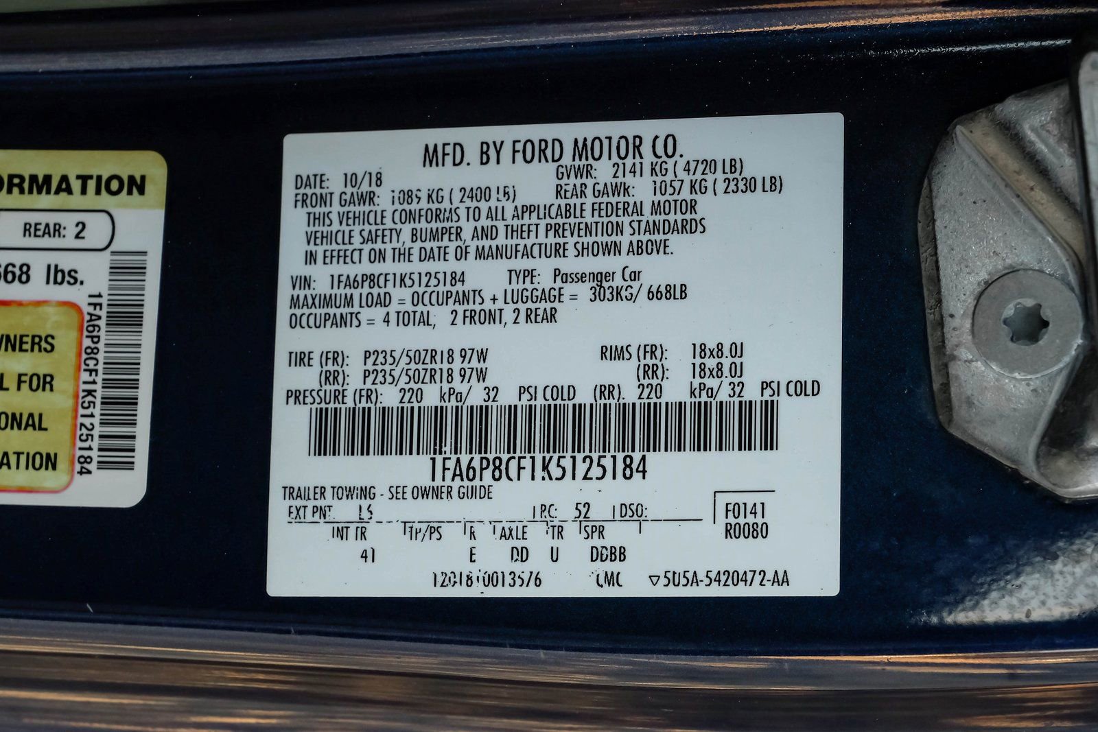 Used 2019 Ford Mustang GT Premium image 43