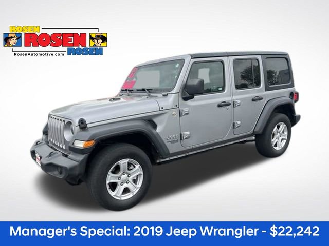 Used 2019 Jeep Wrangler Unlimited Sport S image 1