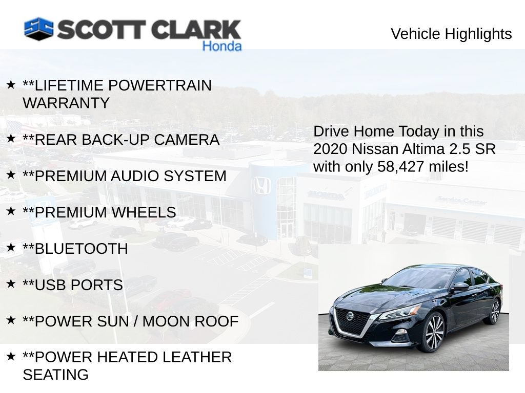 Used 2020 Nissan Altima 2.5 SR w/ Premium Package FWD image 12
