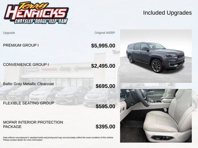 Used 2024 Jeep Wagoneer L Series III w/ Premium Group I AWD/4WD image 8