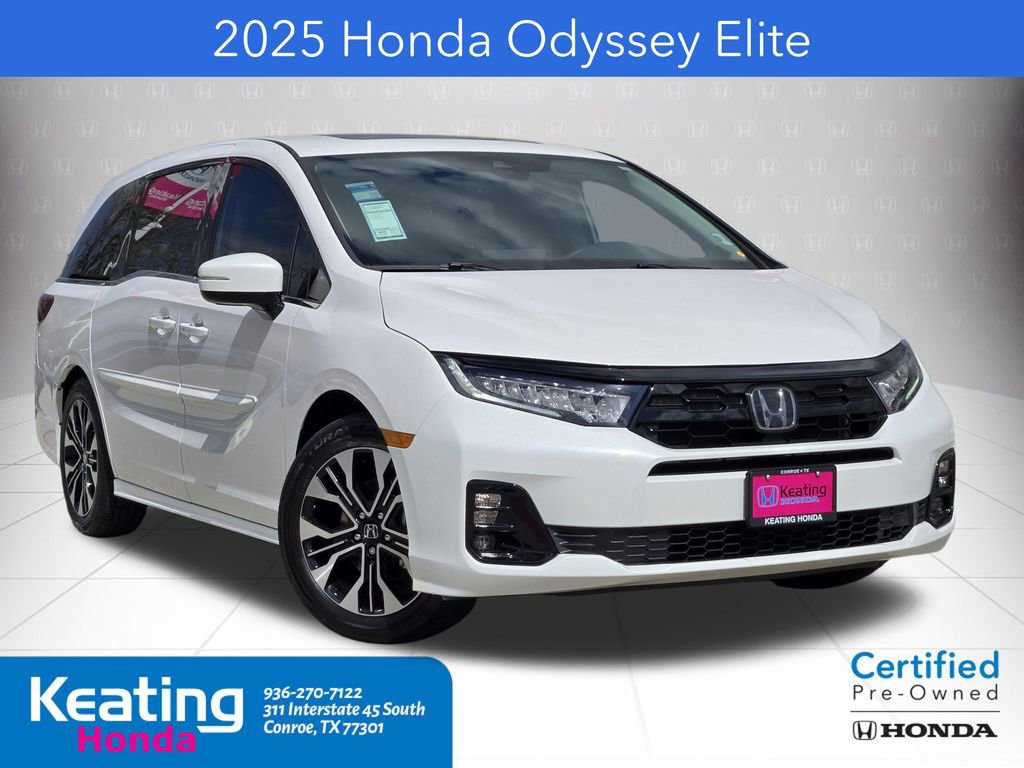 Certified 2025 Honda Odyssey Elite image 1