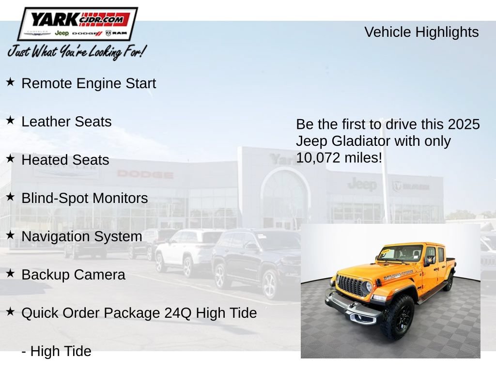Certified 2025 Jeep Gladiator Sport AWD/4WD image 13