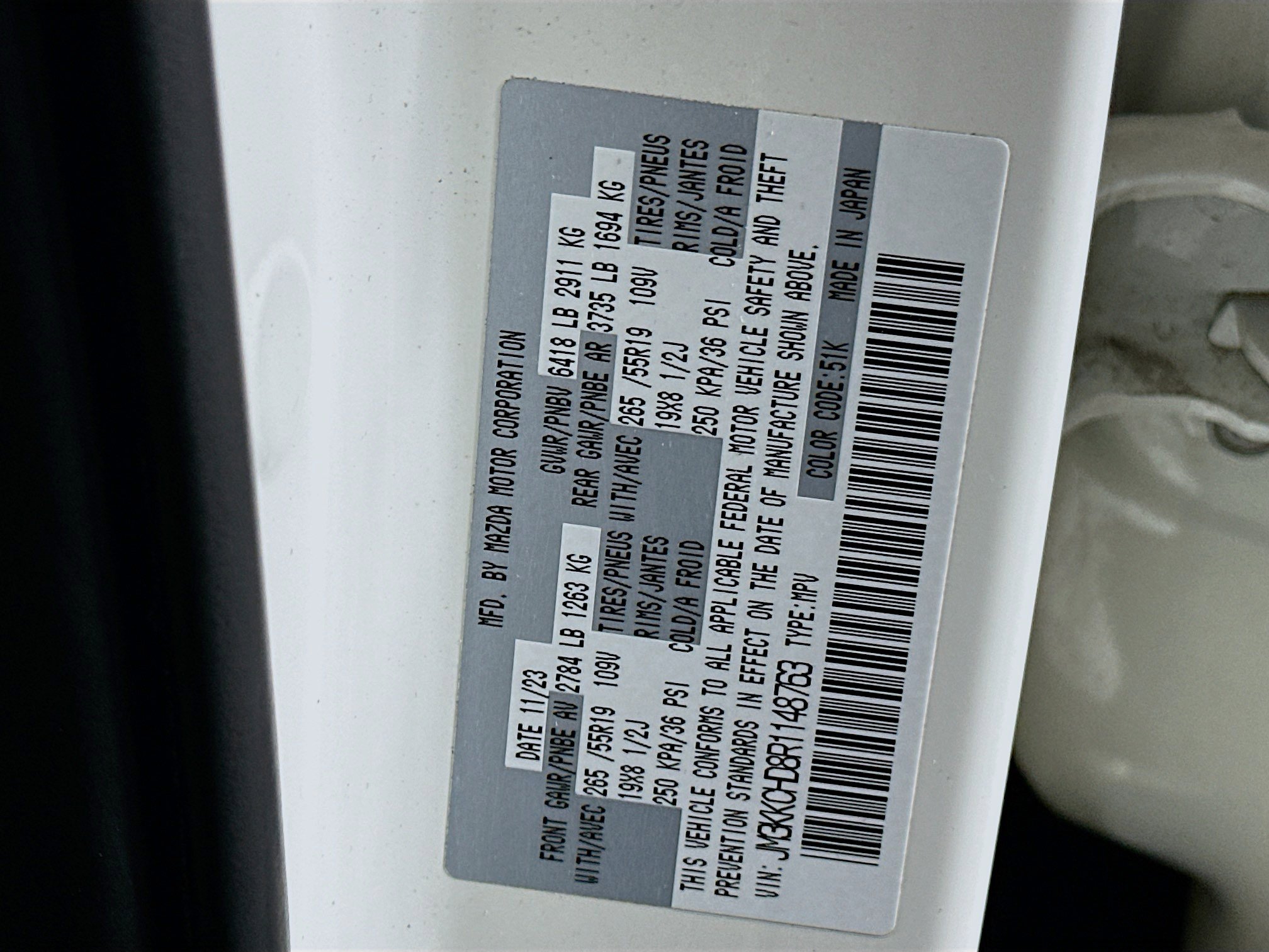 Used 2024 MAZDA CX-90 3.3 Turbo w/ Preferred Plus image 12