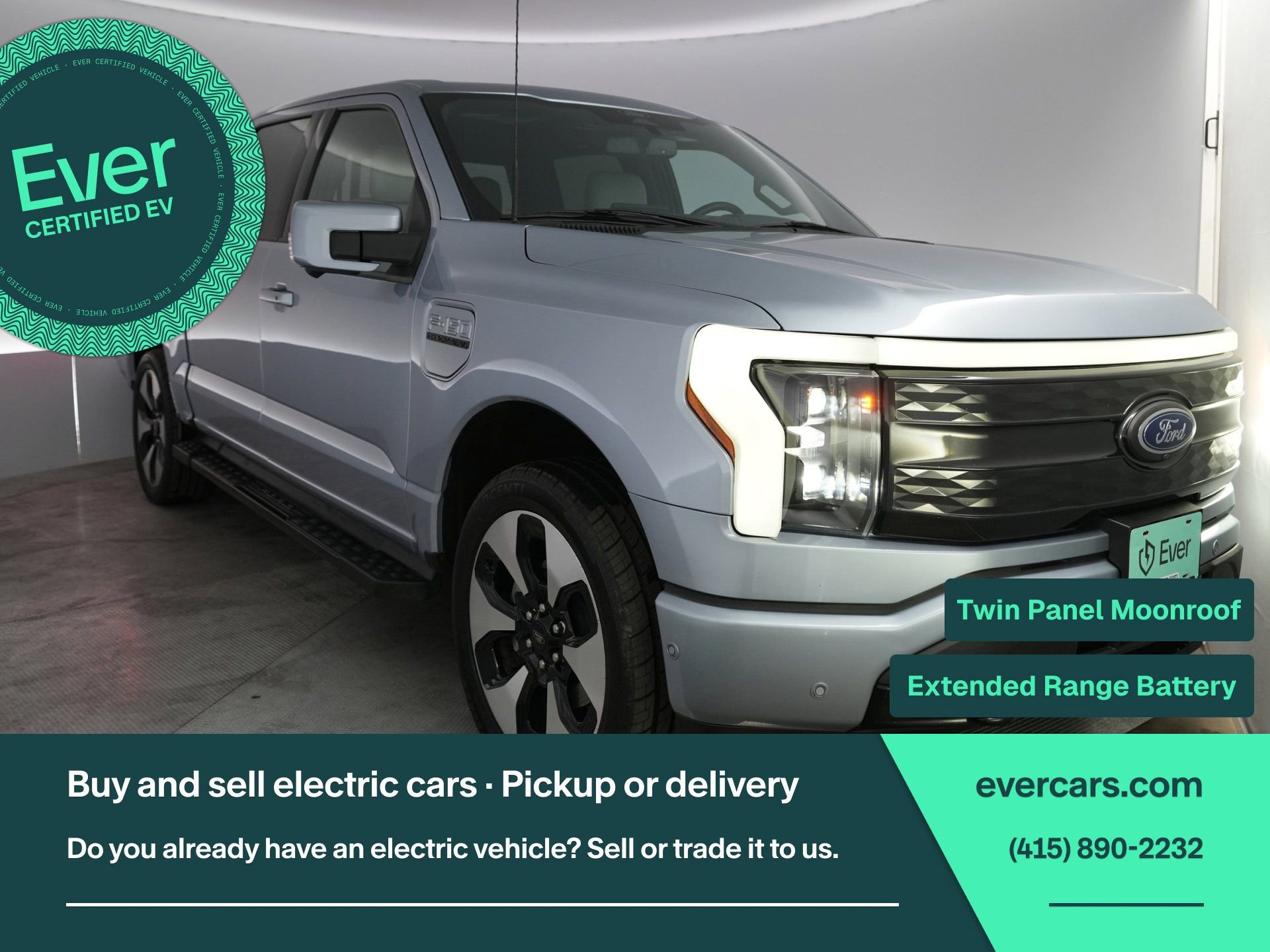 Used 2022 Ford F150 Lightning Platinum image 1