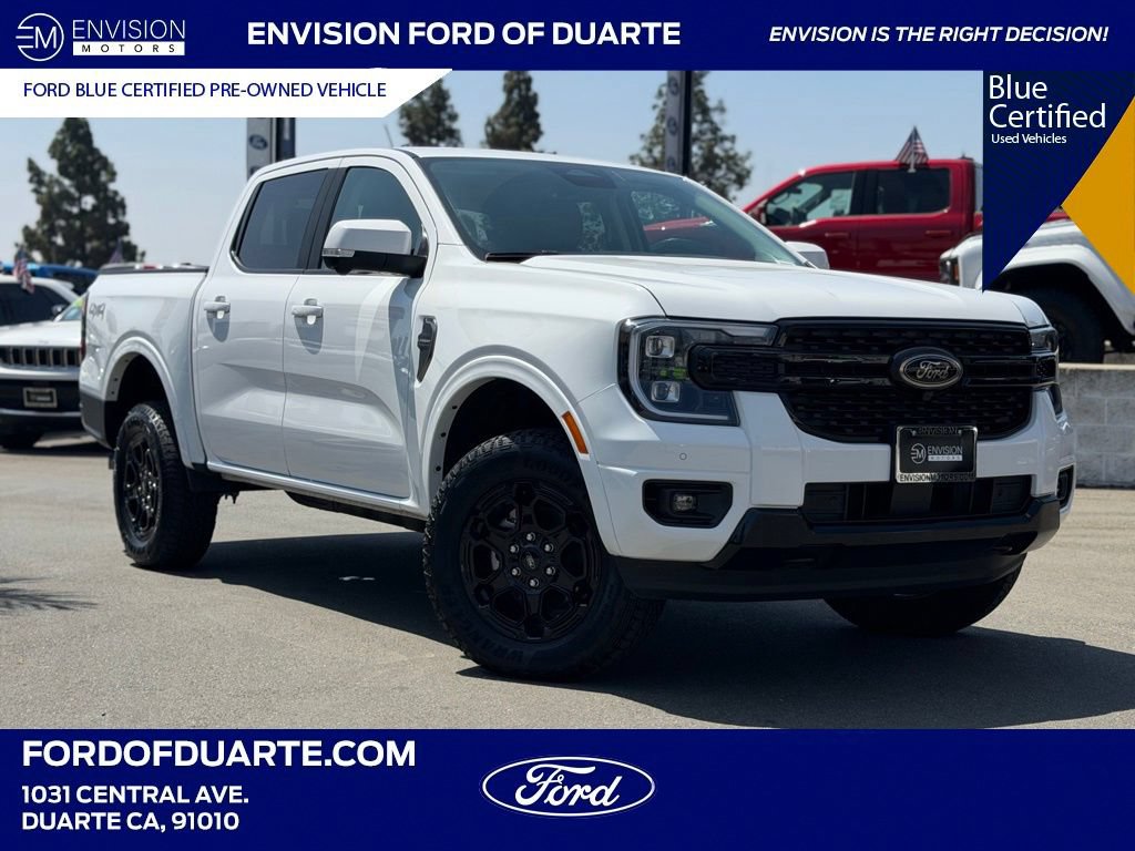 Certified 2025 Ford Ranger Lariat w/ Black Appearance Package AWD/4WD image 1