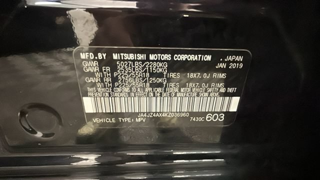 Used 2019 Mitsubishi Outlander GT AWD/4WD image 13