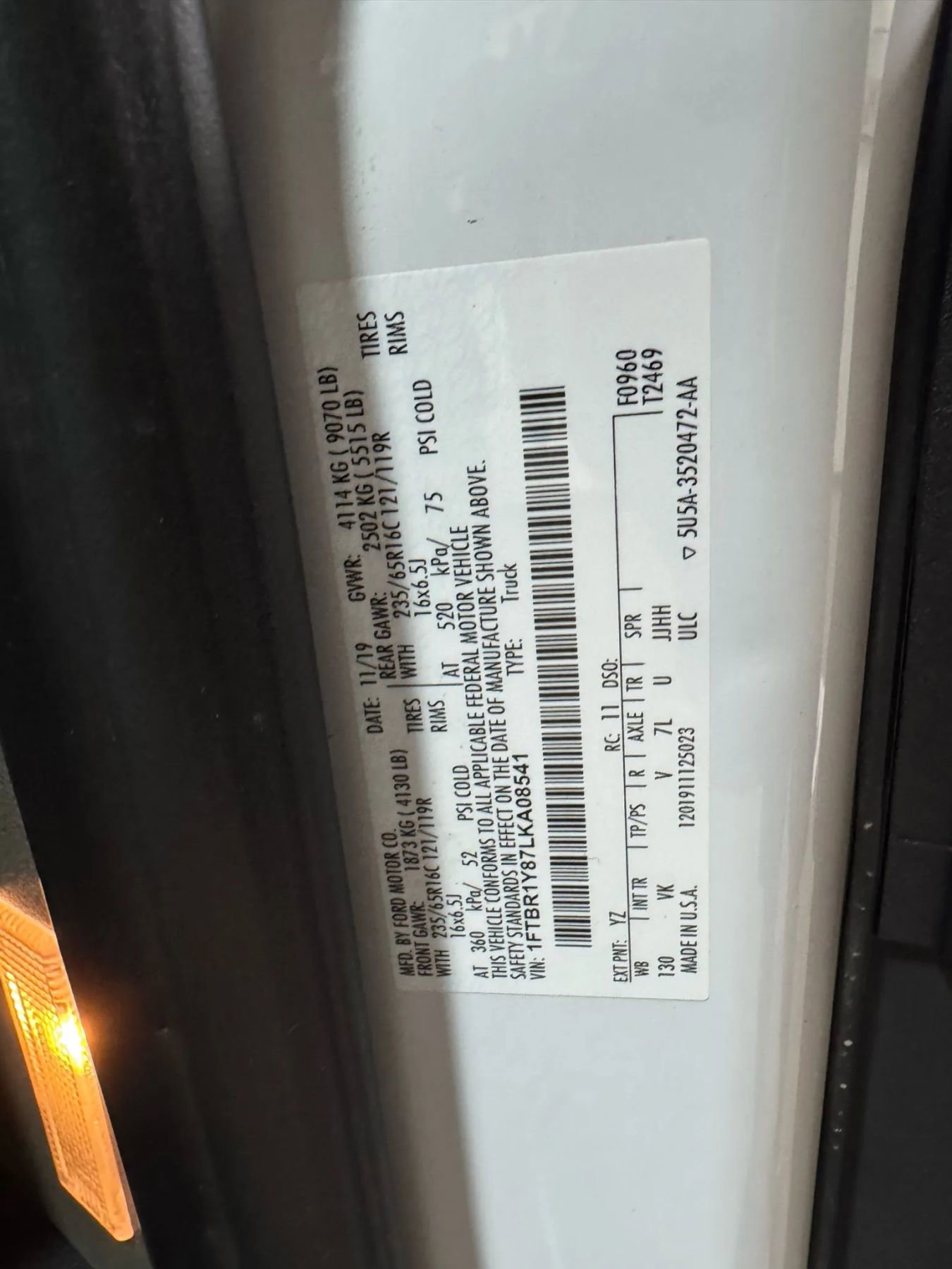 Used 2020 Ford Transit 250 Low Roof w/ Load Area Protection Package image 55