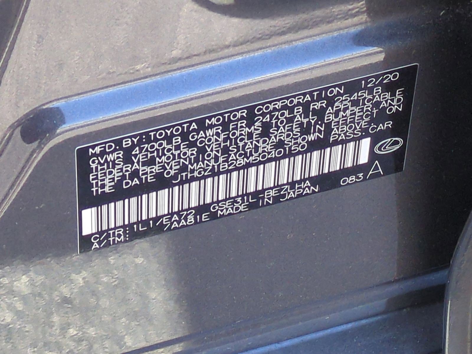 Used 2021 Lexus IS 350 F Sport w/ Navigation Package RWD image 33