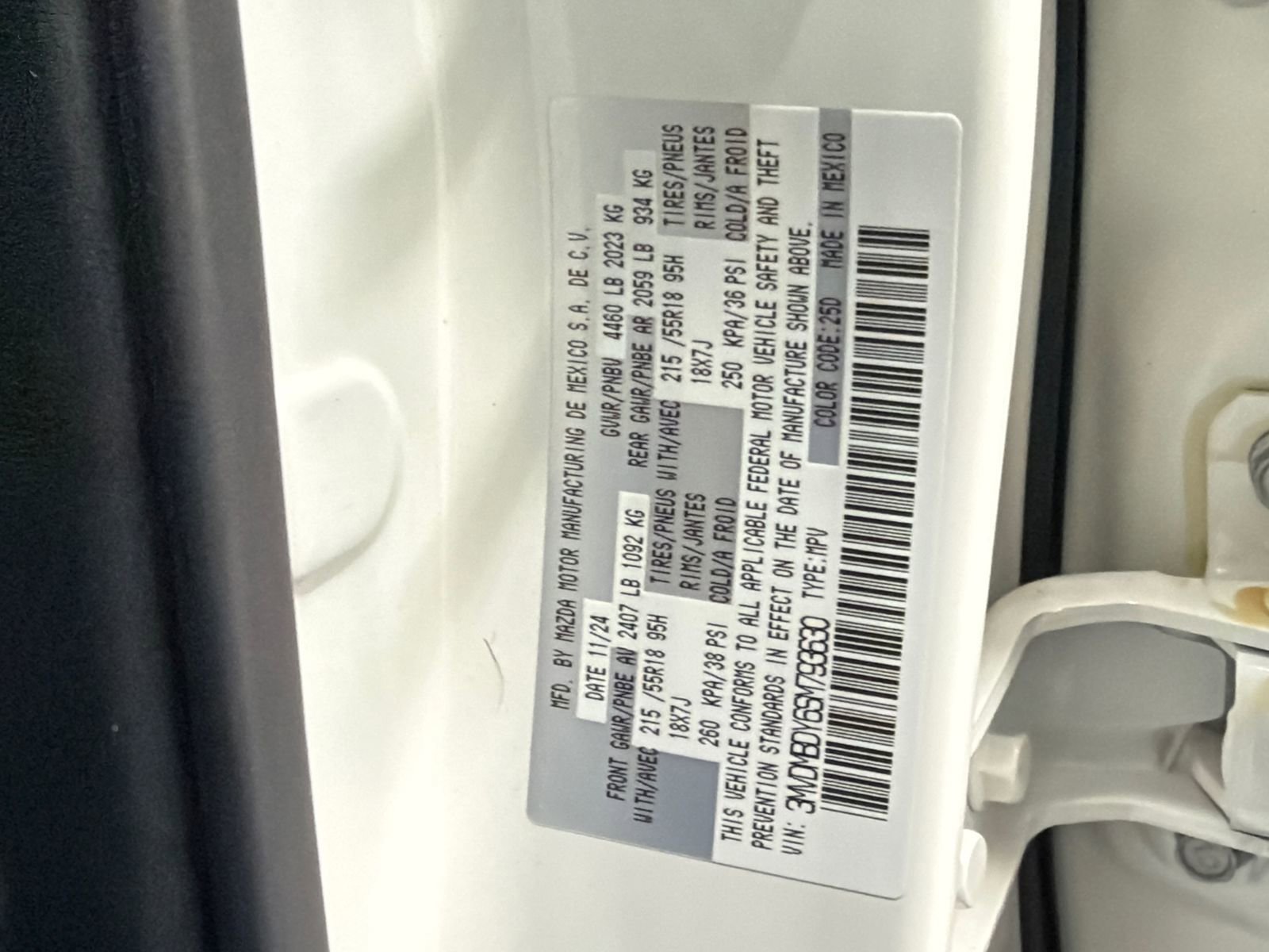 Certified 2025 MAZDA CX-30 2.5 Turbo w/ Premium Package image 35