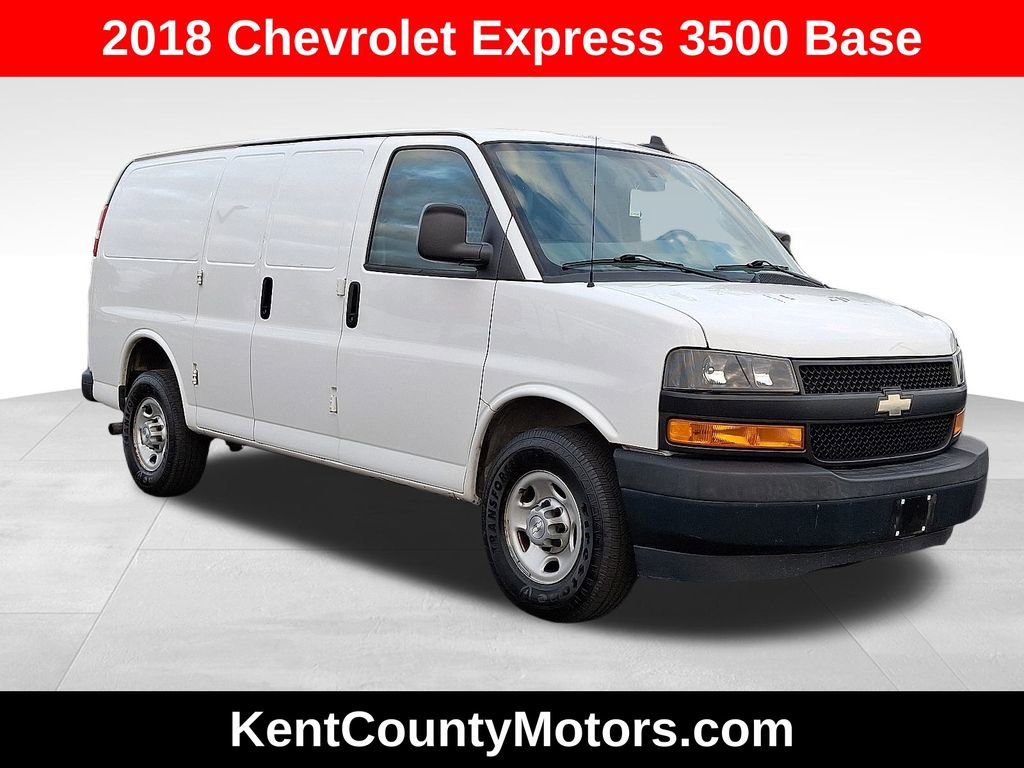 Used 2018 Chevrolet Express 3500 w/ Driver Convenience Package image 1