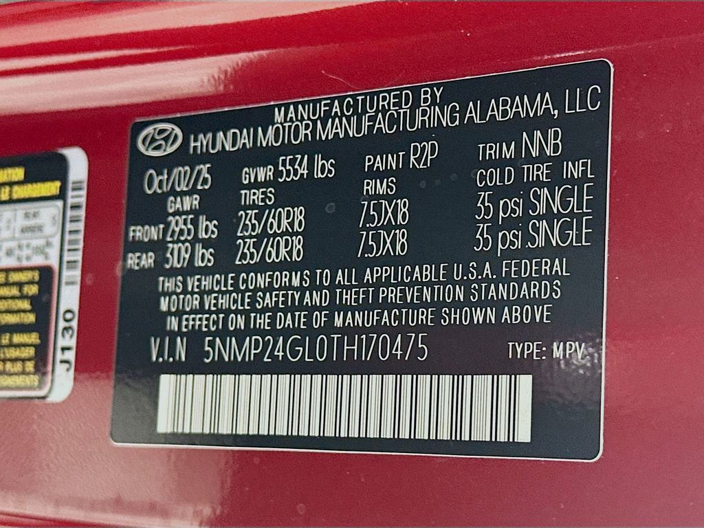 New 2026 Hyundai Santa Fe SEL image 23