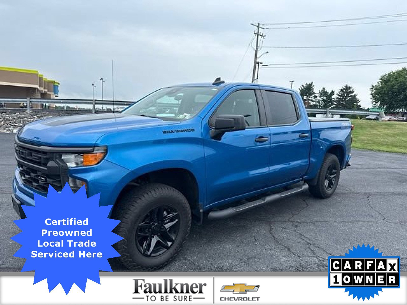 Used 2022 Chevrolet Silverado 1500 Custom w/ Rally Edition AWD/4WD image 1