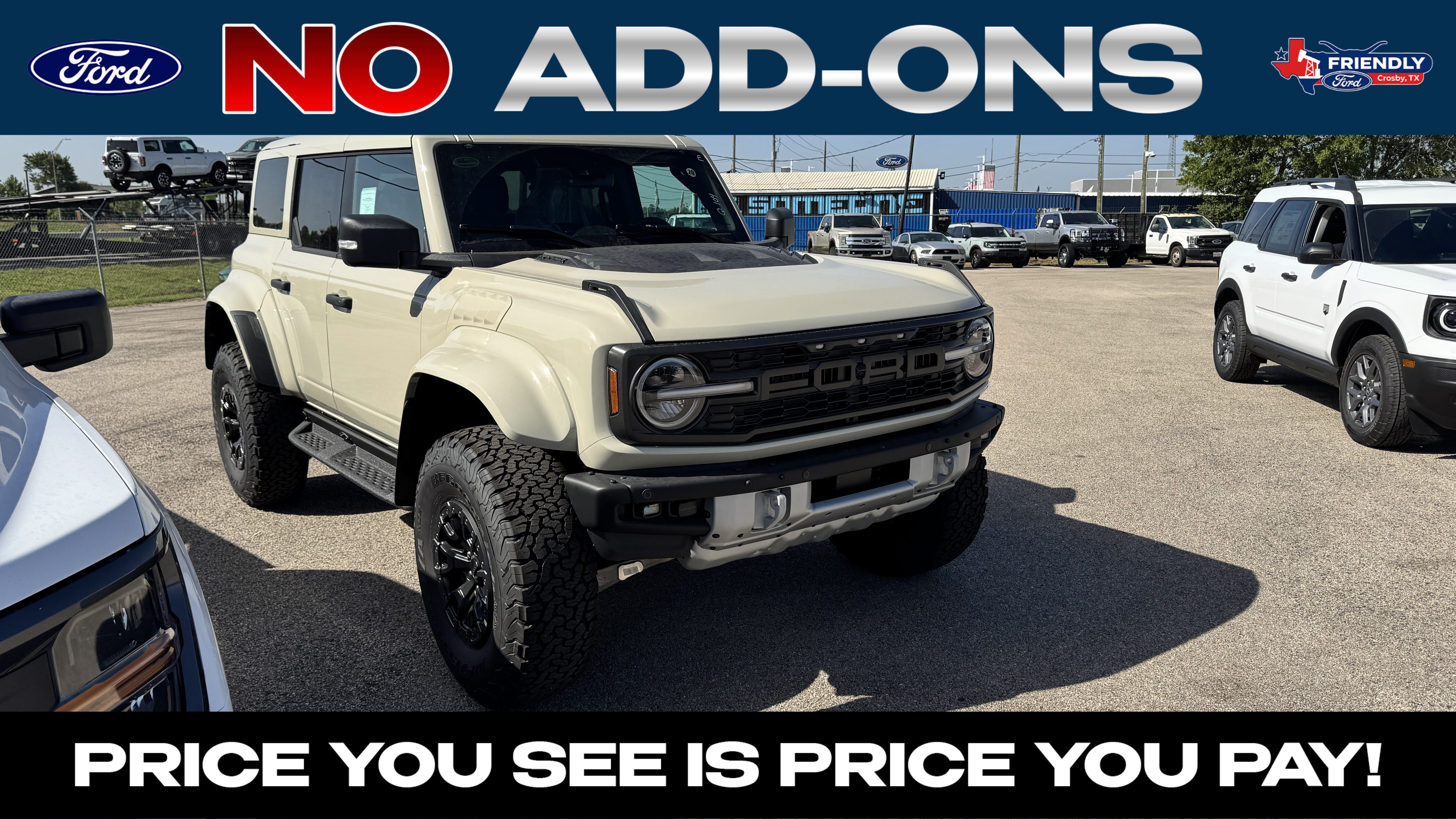 New 2026 Ford Bronco Raptor AWD/4WD image 1