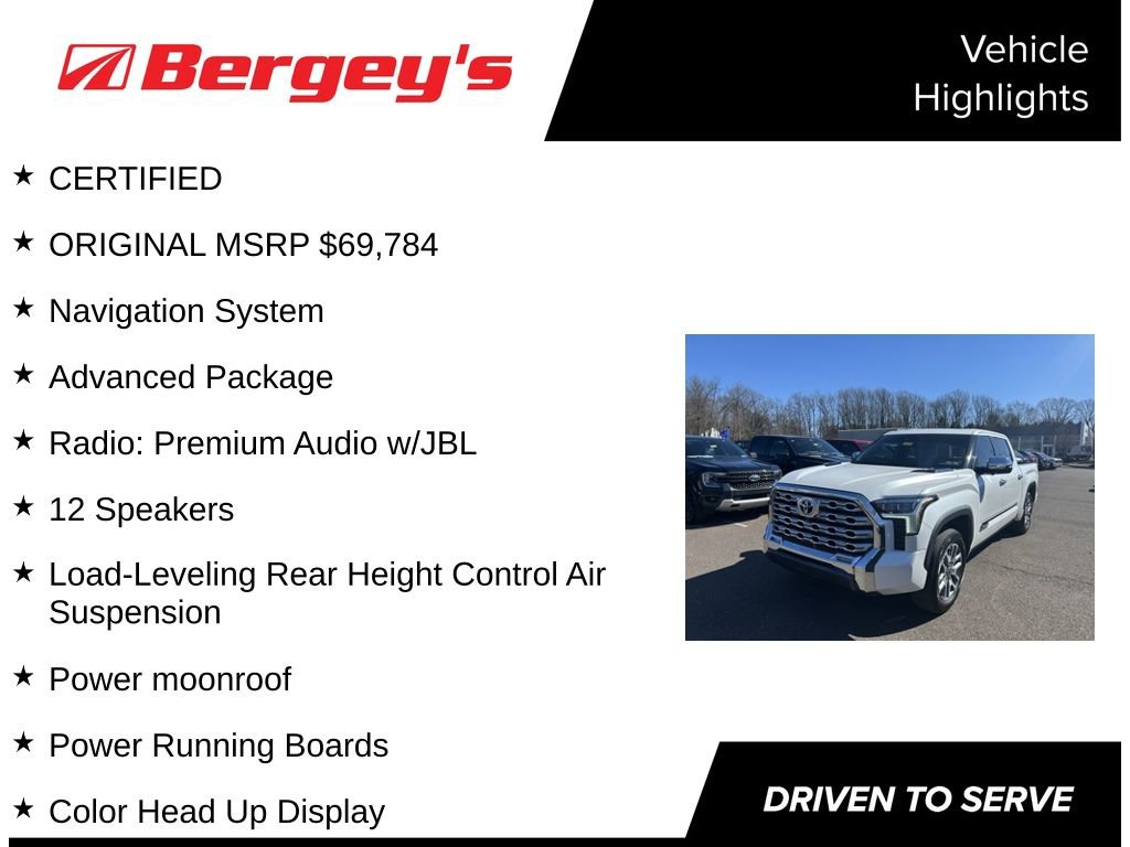 Used 2022 Toyota Tundra 1794 Edition w/ Advanced Package image 5