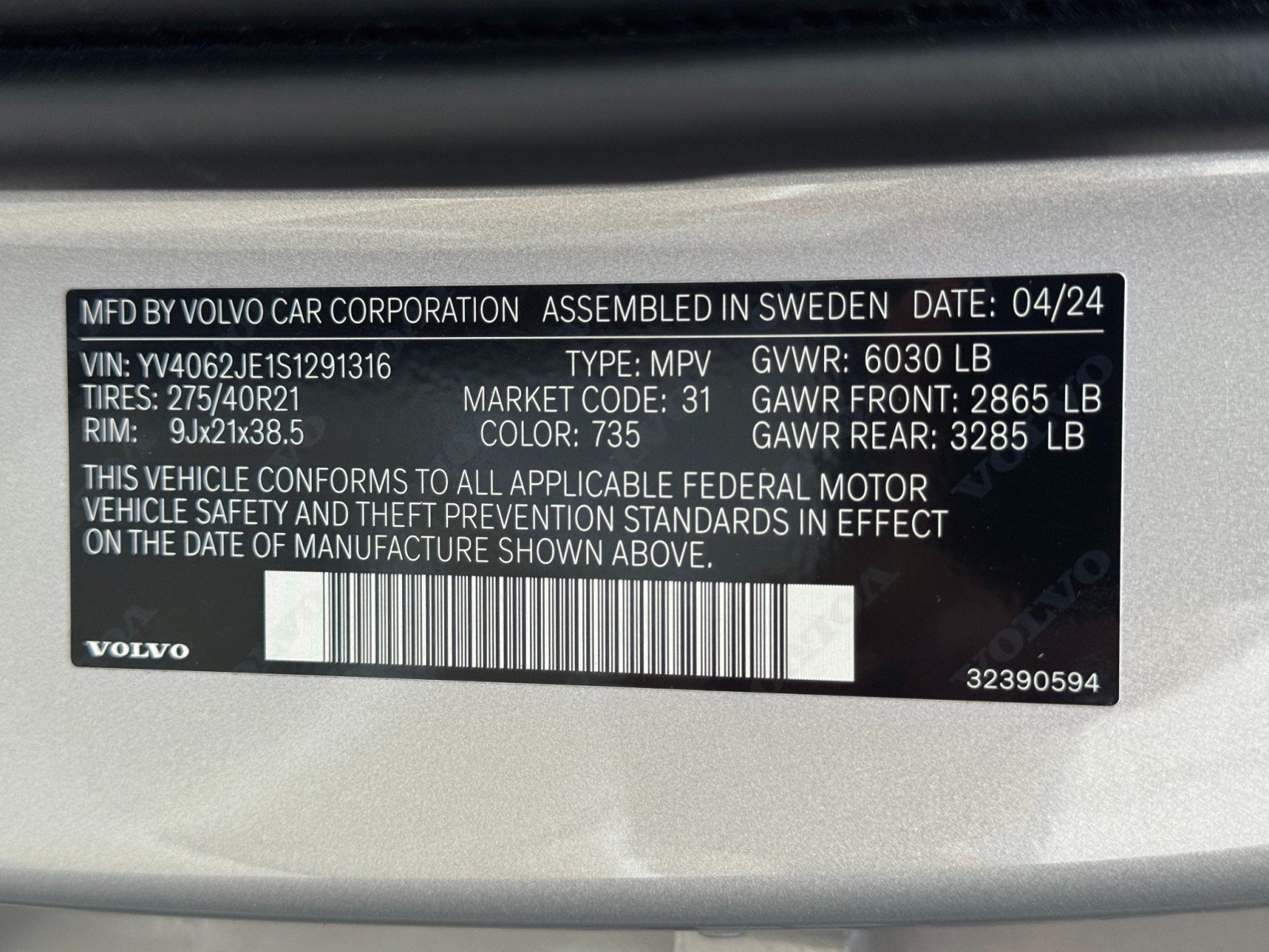 Used 2025 Volvo XC90 B6 Plus AWD/4WD image 49